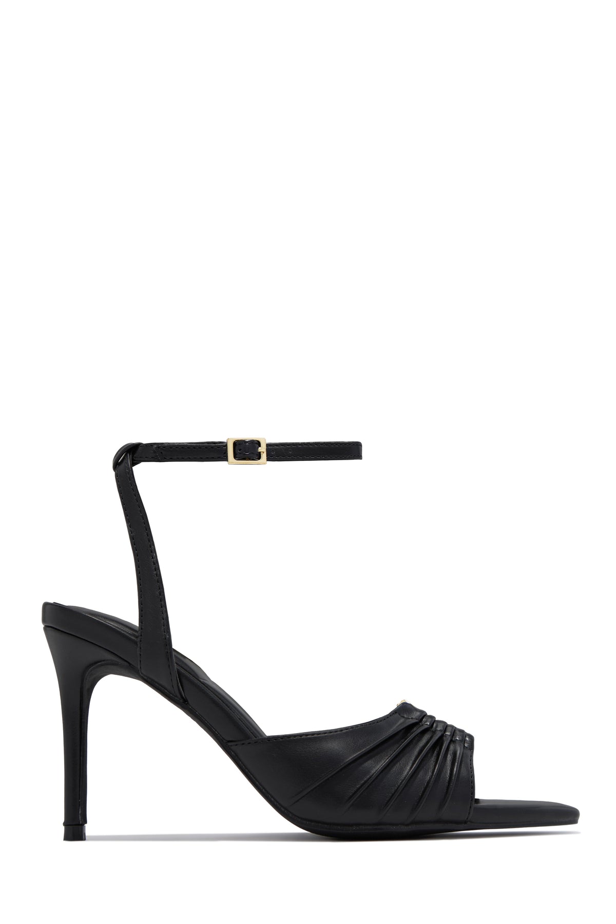 Anahi Single Sole Mid Heels - Black