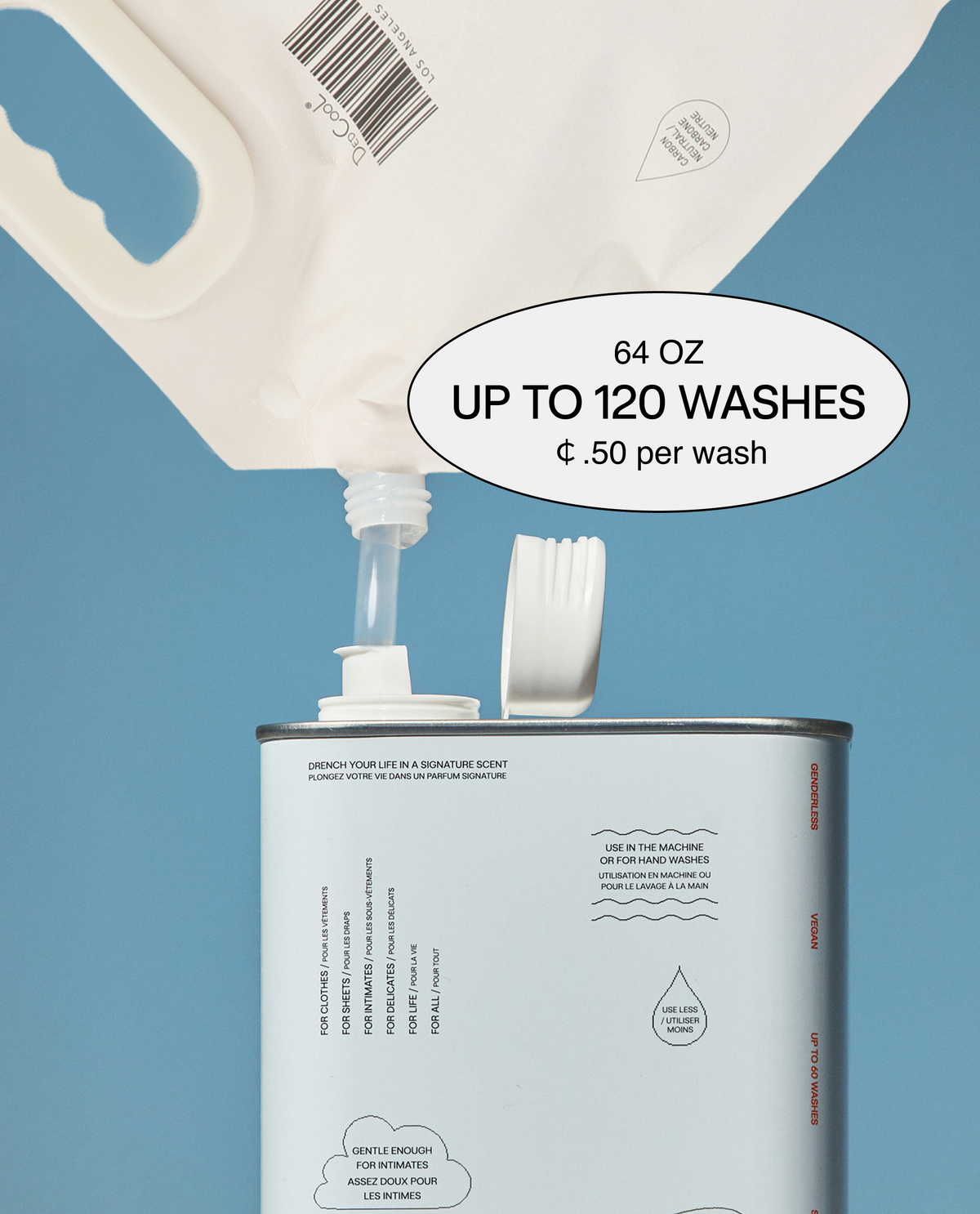 xtra milk detergent refill - 64oz