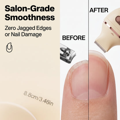 ✂️ LIMITED-TIME 50% OFF! 💅 2-in-1 Smart Electric Nail Clipper & Polisher 🌟