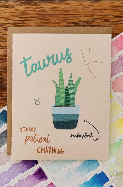 zodiac birthday card