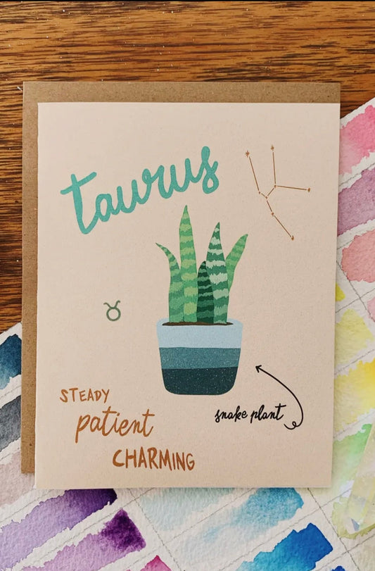 zodiac birthday card