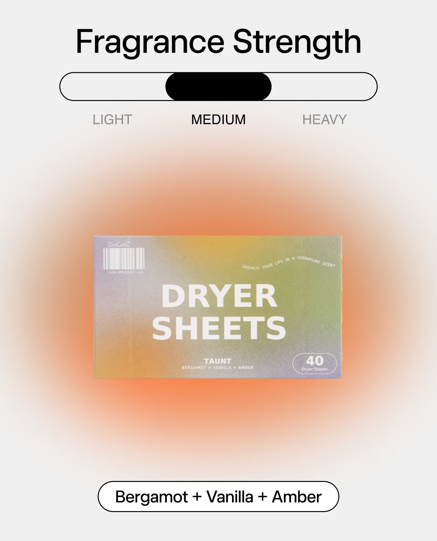taunt dryer sheets