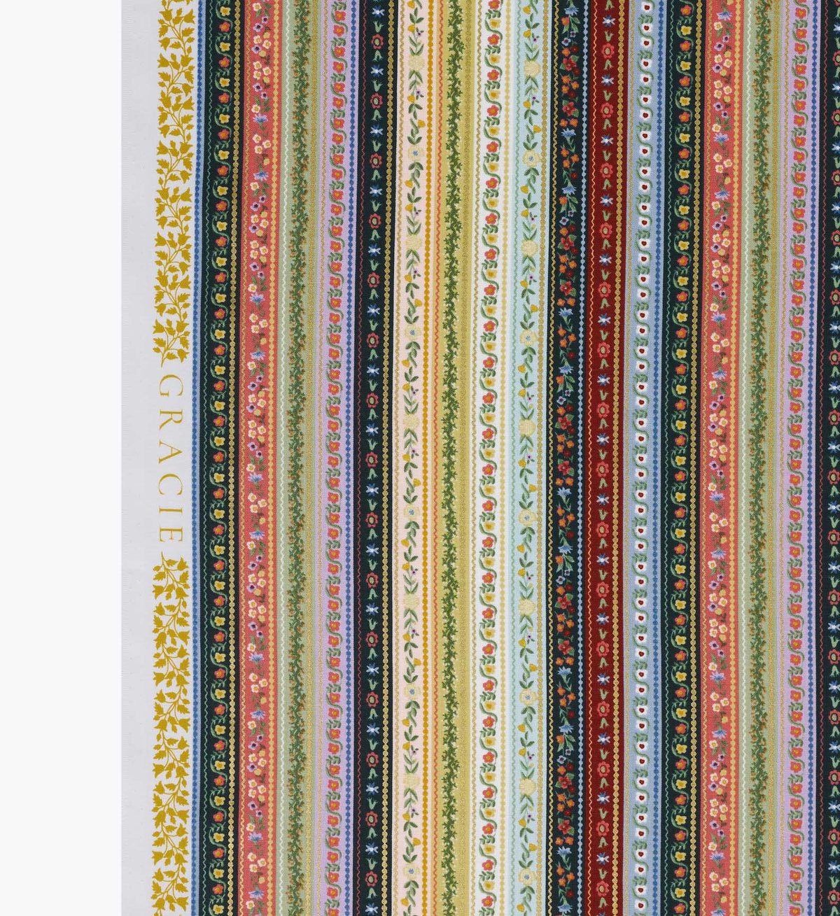 Gemma Cotton Metallic Fabric - Multi