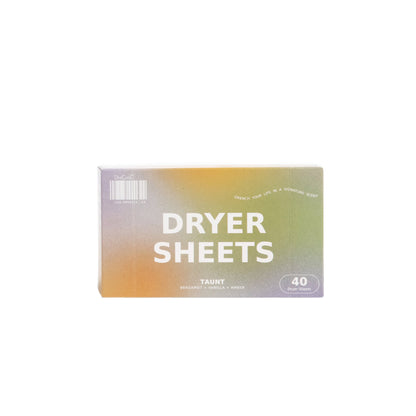 taunt dryer sheets