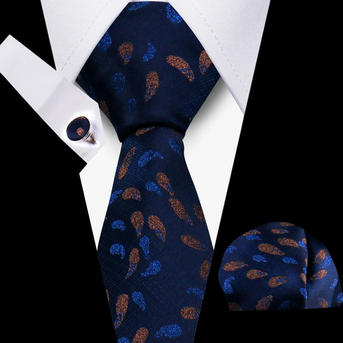 Tie For Men Classic Plaid Handkerchiefs Red Necktie Cufflinks For Men Blouse Business Wedding Accessories Women Collar Man Gift