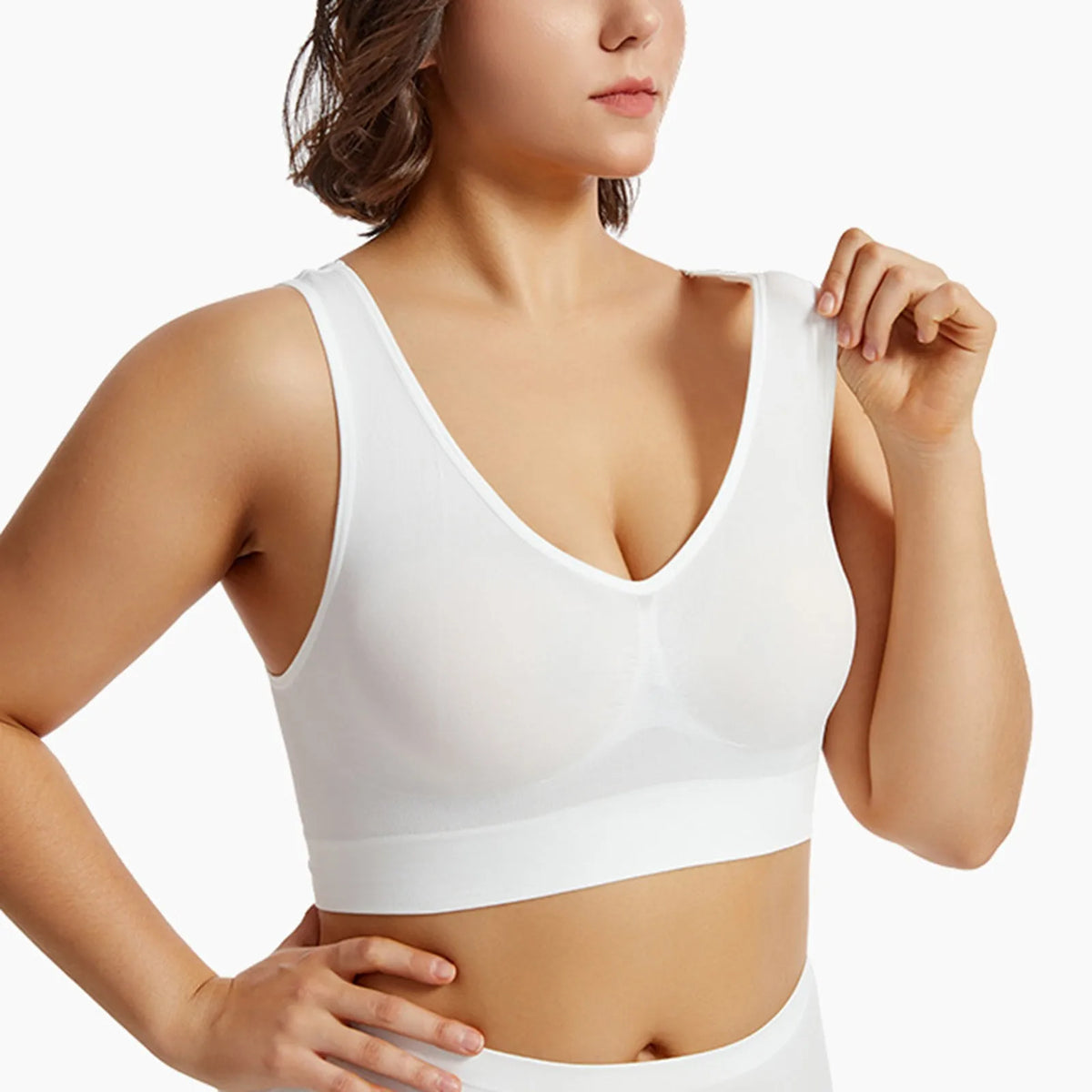 S-5XL Seamless Bras For Women Push Up Hollow Breathable Sports Bra Female Unwired No Pads Crop Top Girls Sexy Lingerie Brassiere