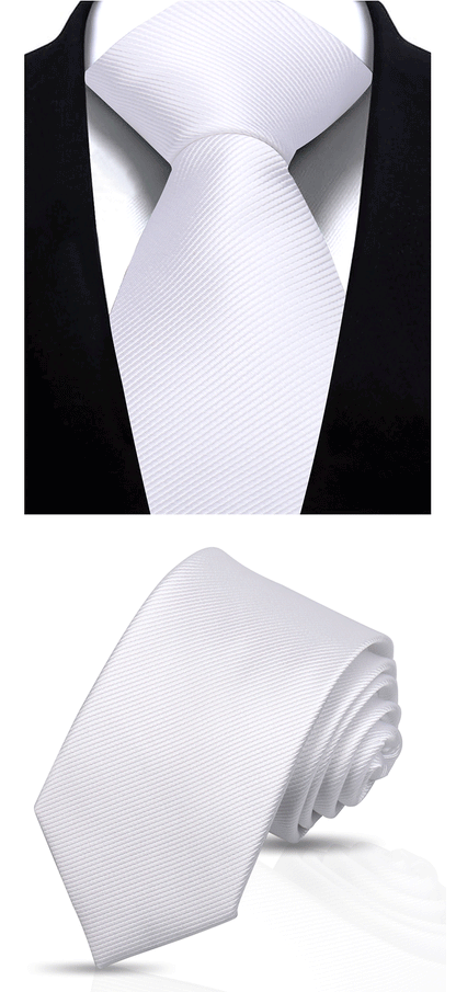 Solid Tie 7.5cm Necktie For Men Fashion Wedding Ties Slim Blue Gray Classic Neckties Men Business Jacquard Woven Classic Gravats