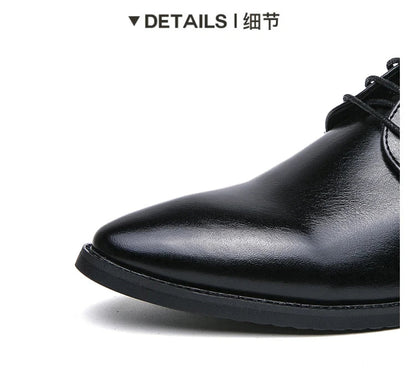 Men's Dress Shoes Party Formal Oxford Leather Shoes Men Classic Casual Business Leather Shoes Man Wedding Social Leather Shoes