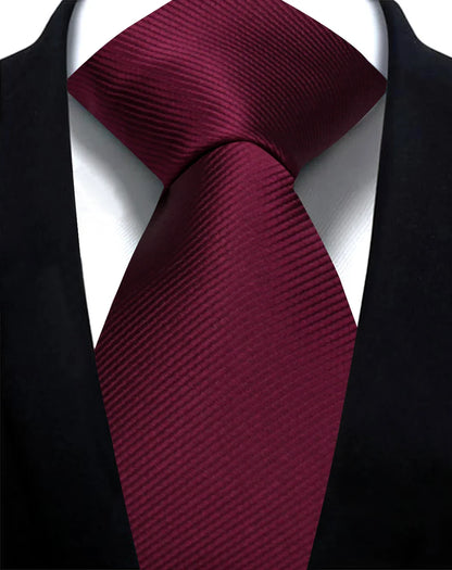 Solid Tie 7.5cm Necktie For Men Fashion Wedding Ties Slim Blue Gray Classic Neckties Men Business Jacquard Woven Classic Gravats
