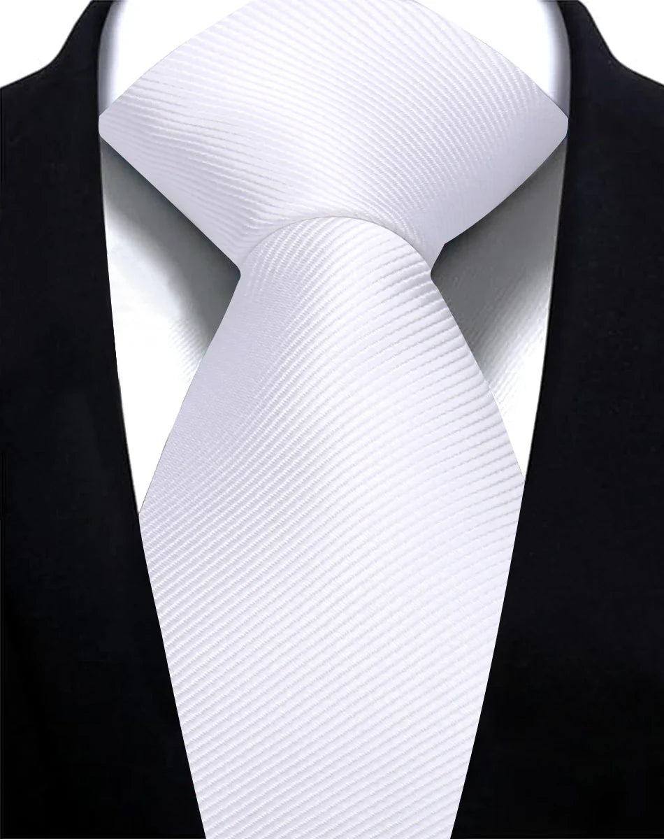 Solid Tie 7.5cm Necktie For Men Fashion Wedding Ties Slim Blue Gray Classic Neckties Men Business Jacquard Woven Classic Gravats