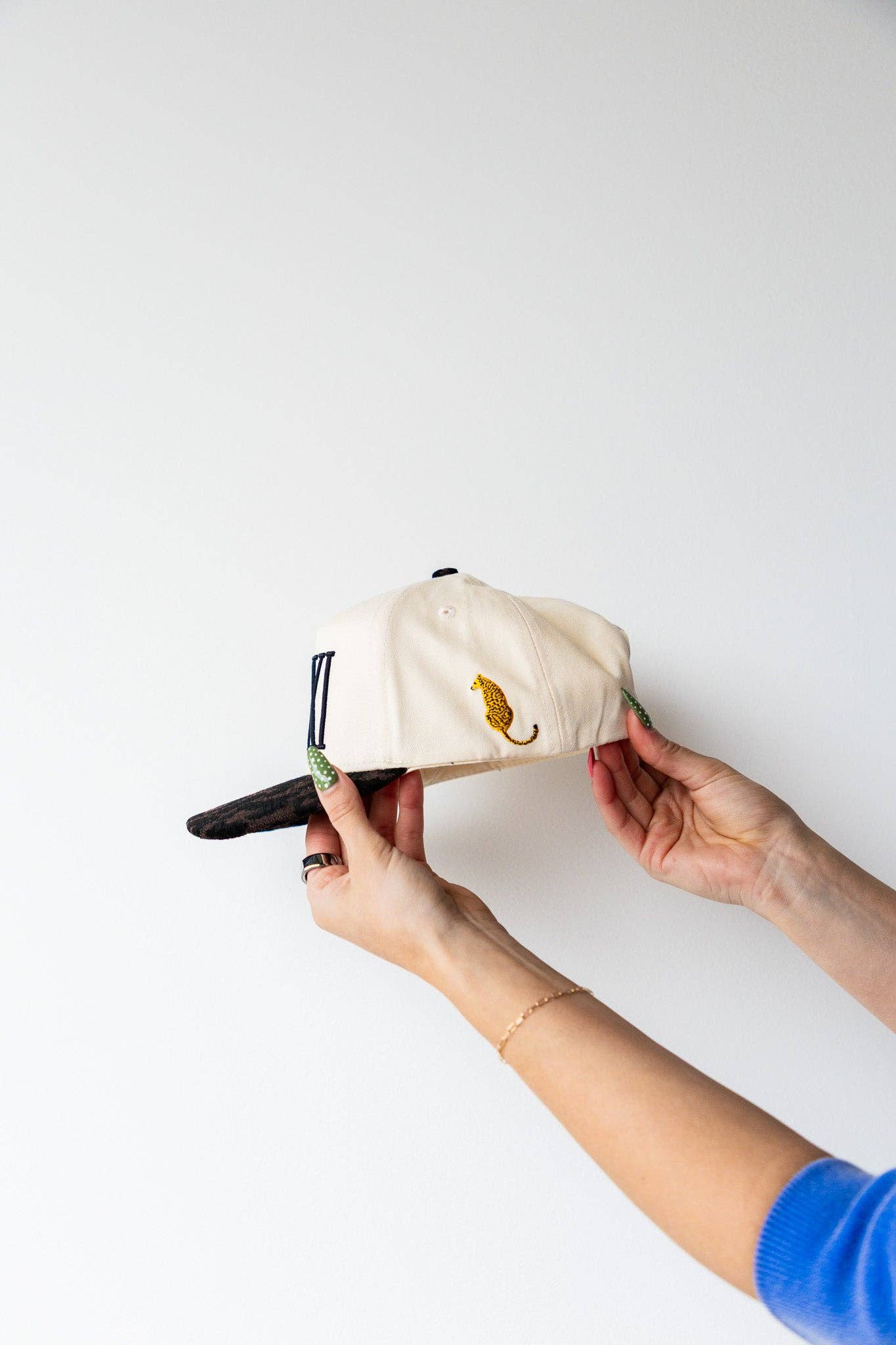cheetah trucker hat