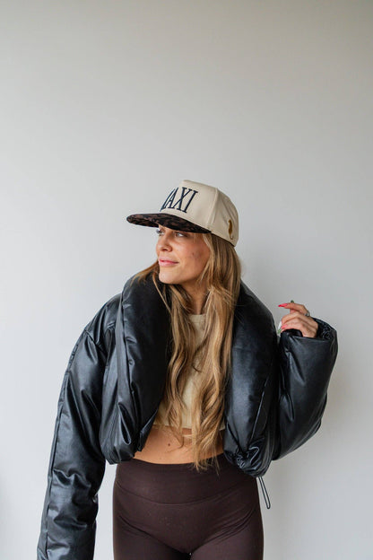 cheetah trucker hat