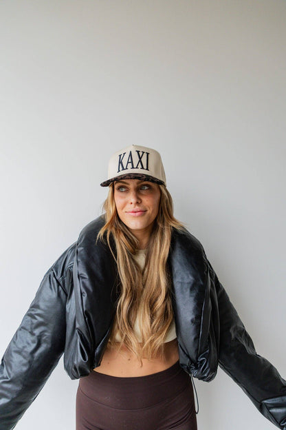 cheetah trucker hat